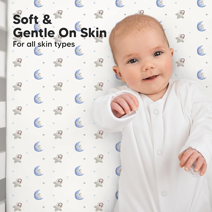 KeaBabies 2-Pack Baby Crib Sheets - Image 4