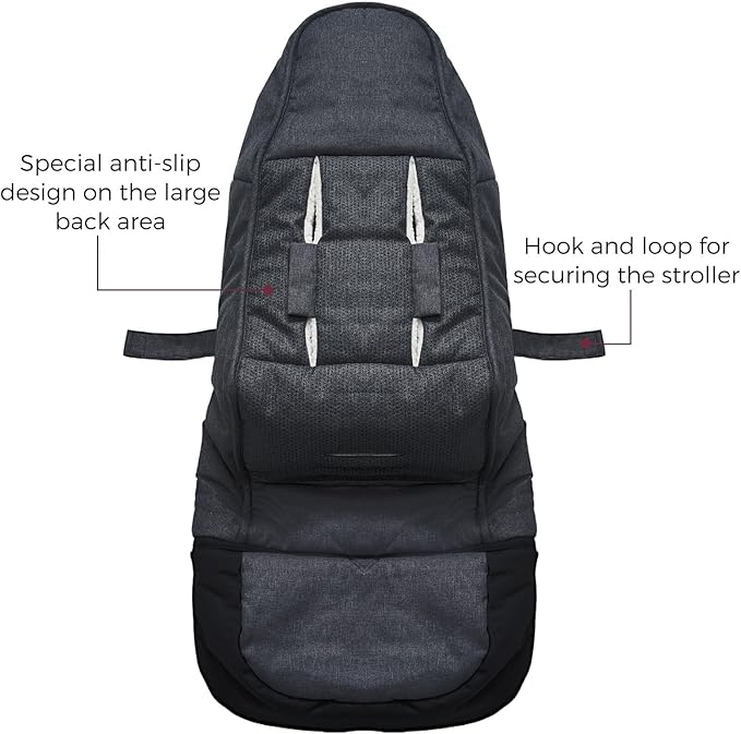 Momcozy Stroller Footmuff | Universal, Weather-Proof, Warm Stroller Bunting Bag - Image 7
