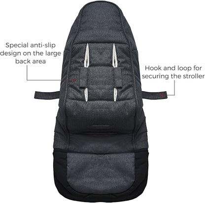 Momcozy Stroller Footmuff | Universal, Weather-Proof, Warm Stroller Bunting Bag - Image 7
