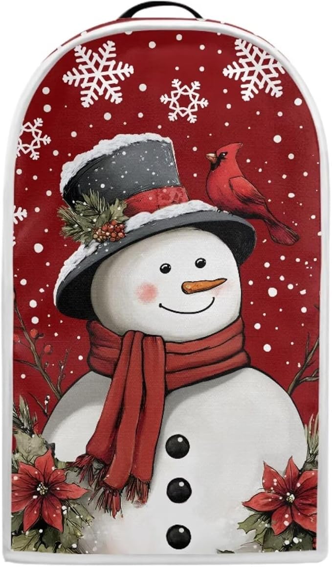 Talayituse Cardinal Snowman Print Blender Dust Cover, Fingerprint Protection by Unknown