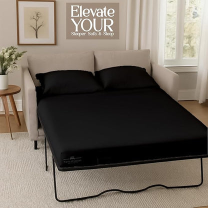 Sleeper Sofa 4 Piece Bed Sheet Set Premium Quality 100% Cotton 500 Thread Count - Image 4