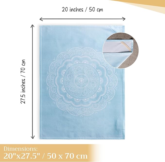 Maison d' Hermine Kitchen Towels Set of 3 100% Cotton 27.50" x 20" Reusable - Image 4