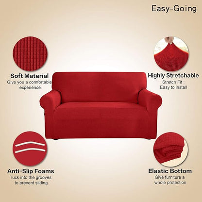 Easy-Going Stretch Sofa Slipcover 1-Piece Sofa Cover Furniture Protector Couch - Image 3
