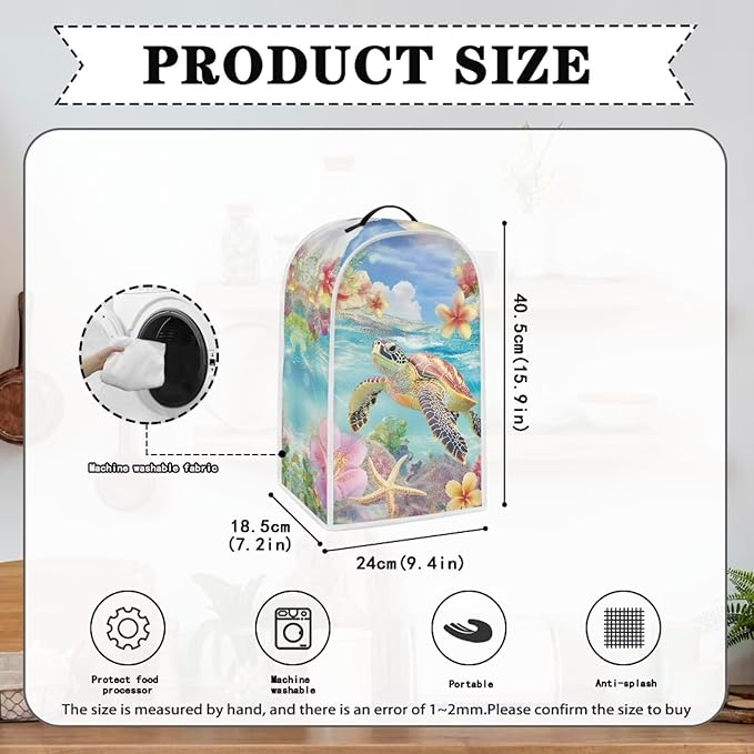 Eggplant Turtle Blender Covers for Kitchen Counter - Image 6