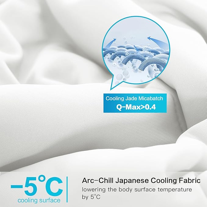 EASELAND Cooling Comforter Queen, Cold Touch Fabric Absorbs Body Heat, - Image 3