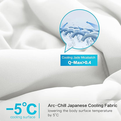 EASELAND Cooling Comforter Queen, Cold Touch Fabric Absorbs Body Heat, - Image 3