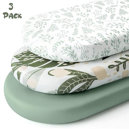 Yoofoss Bassinet Sheets for Baby, Baby Delight, Angelbliss, Soft Breathable - Image 5