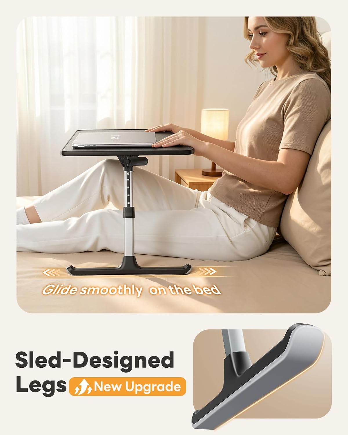 laptop desk for bed, saiji lap desks bed, close-up detail