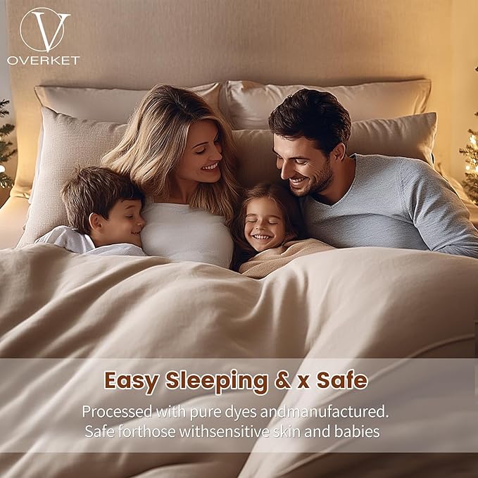 100% Linen Sheet Set Cal King Size Extra Deep Pocket Fits 18-24 Inch Mattress - Image 4