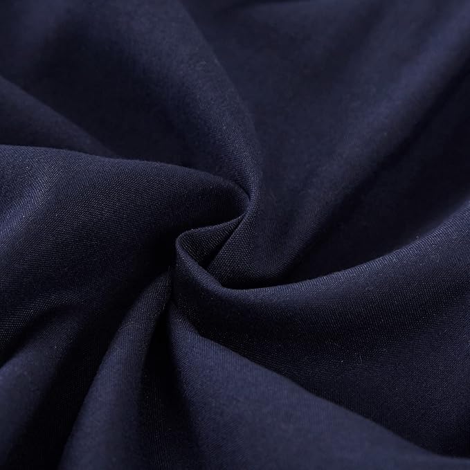 MEILA Wrap Around Bed Skirt Three Fabric Sides Elastic Dust Ruffled 24 Inch - Image 6