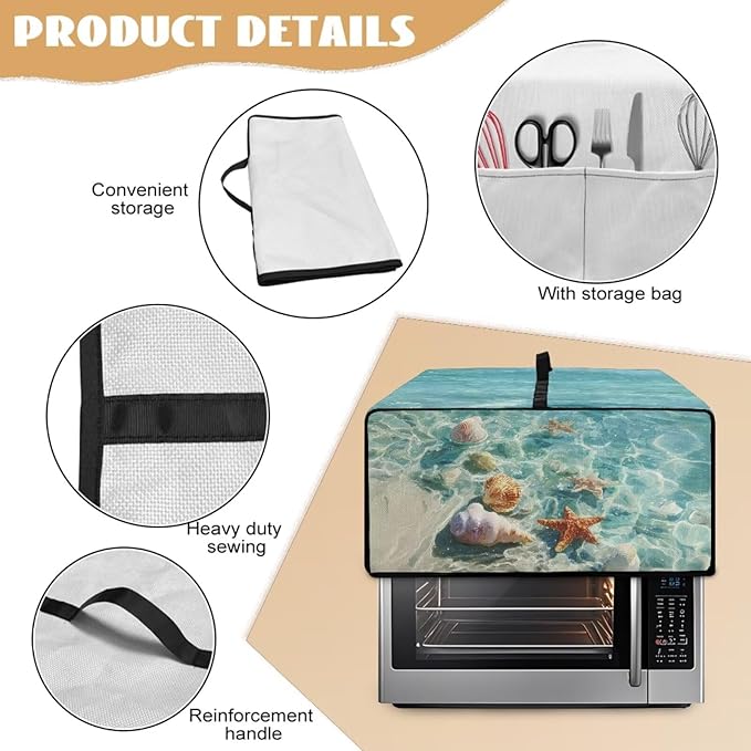 Toaster Oven Cover Washable Small Kitchen Appliance Dust Cover - Image 5
