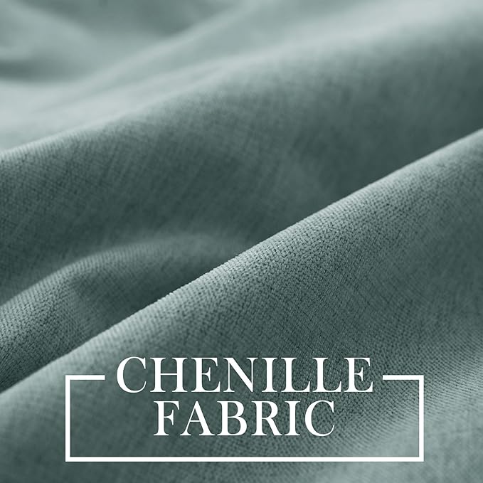 Macochico 100% Blackout Chenille Curtains - Image 3