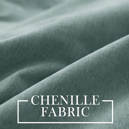 Macochico 100% Blackout Curtains Luxury Chenille Curtains - Image 3