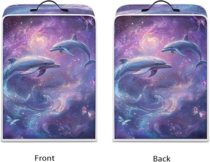 Mumeson Galaxy Dolphin Coffee Maker Cover, Blender Dust Cover Juice Machine - Image 2