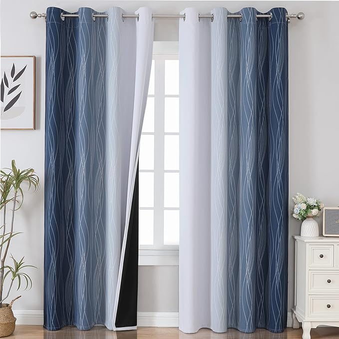 Estelar Textiler Blackout Curtains 102 Inches Long 2 Panels by ESTELARTEXTILER