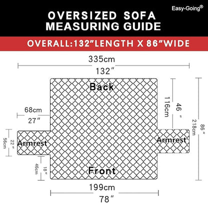 Easy-Going Reversible Oversized Couch Cover - Image 6