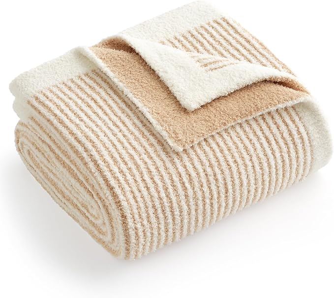 Snuggle Sac Stripe Soft Throw Blanket - Image 4