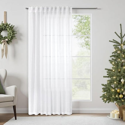 Pitalk 60 Inch Wide Curtains for Kids Bedroom Boys Girls 90 Inches Long Linen by Pitalk