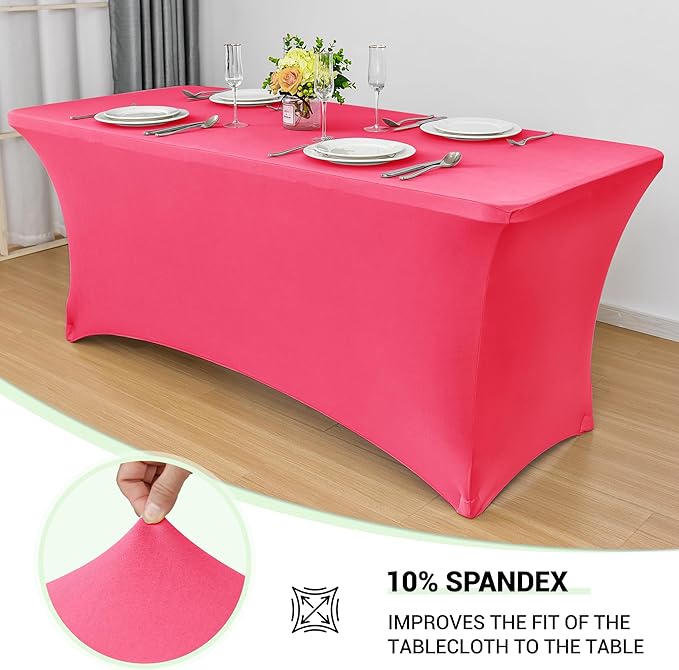 Obstal 6ft Stretch Spandex Table Cover - Image 2