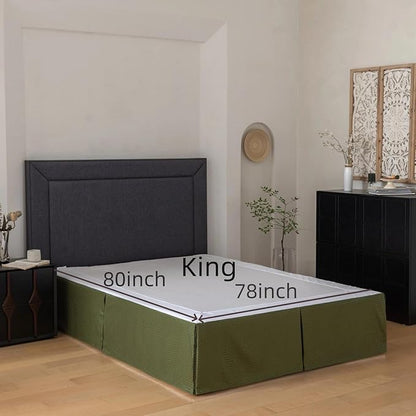 King Bed Skirt, Wrap Around Bed Skirt - Image 3