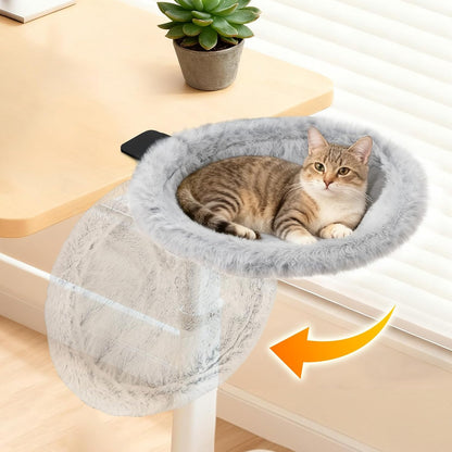 pawaboo cat desk bed, one-click foldable sunken cats, main product view