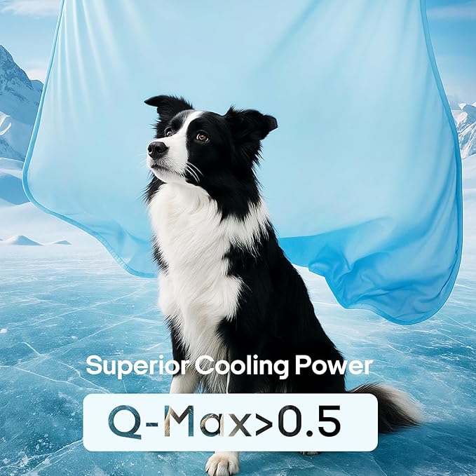 Zonli Premium Cooling Blanket for Dogs-Lightweight Fluffy Pet Throw & Bed Cover - Image 2