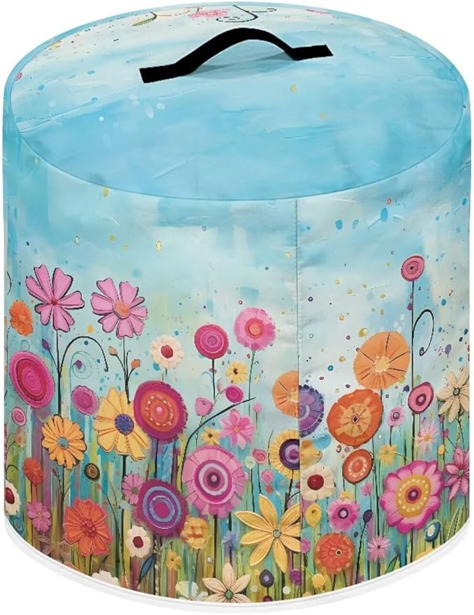 Air Fryer Cover Dust Cover, Colorful Floral - Image 2