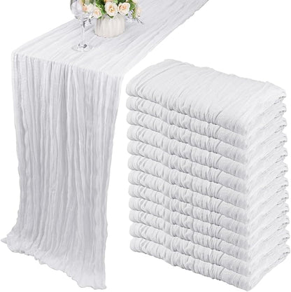 12 Pack Boho Gauze Table Runner by Fivenl