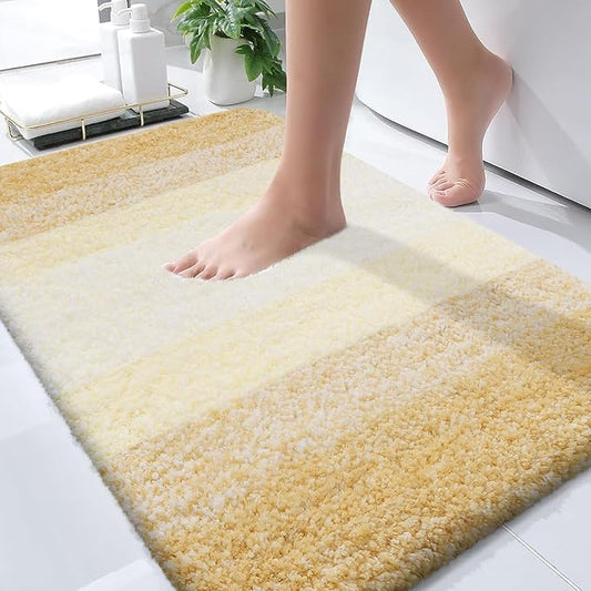 OLANLY Bathroom Rugs Mat 30x20, Extra Soft Absorbent Microfiber Bath Rugs by OLANLY