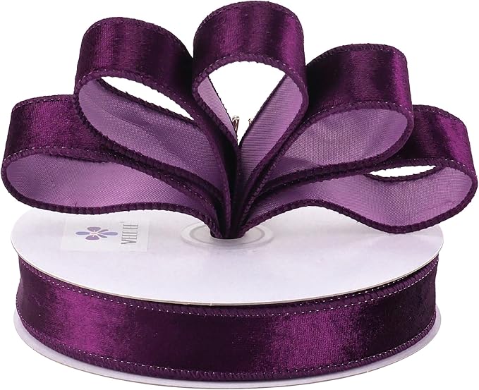 MEEDEE Purple Velvet Ribbon - Image 7