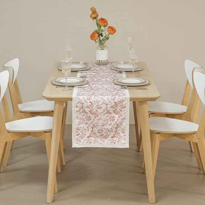 Vintage Floral Table Runner - Image 4