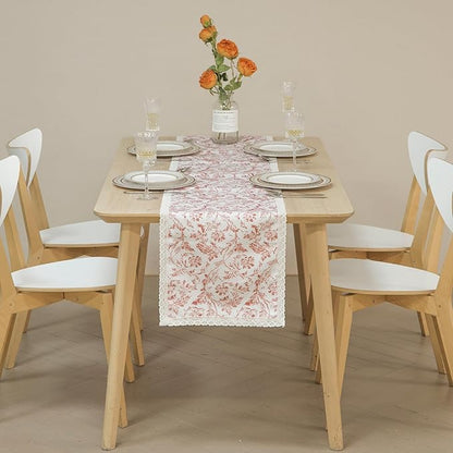 Vintage Floral Table Runner - Image 4