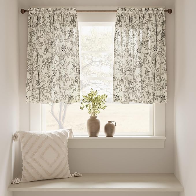 jinchan Floral Kitchen Curtains - Image 2