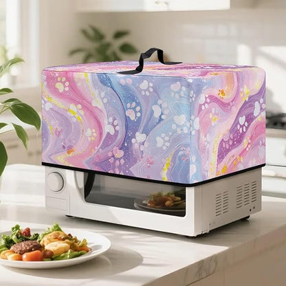 Microwave Oven Dust Cover, Dog Paw Heat-Resistant Waterproof Microwave Oven - Image 3