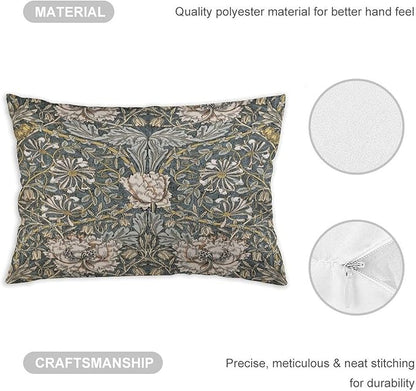 Pimpernel William Morris Throw Pillow Covers 12x20 Inch Aesthetic Pillow Velvet - Image 3