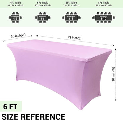 Obstal 6ft Stretch Spandex Table Cover - Image 4