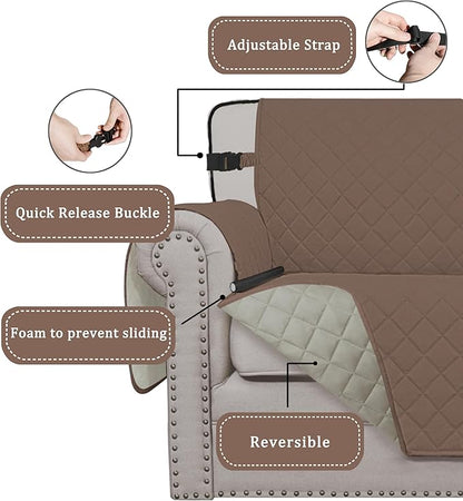 Easy-Going Reversible Chair Cover Washable Sofa Cover - Image 3