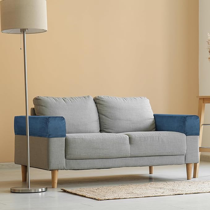 uxcell 4Pcs Stretch Armrest Covers, Polyester Soft Armchair Slipcovers Couch - Image 7