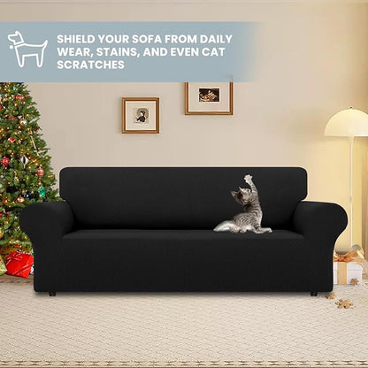 LURKA Stretch Loveseat Sofa Slipcovers 1 Piece Couch Covers - Image 2