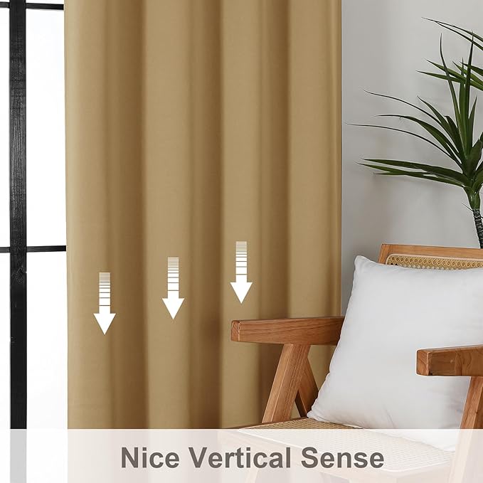 Gwine Short Curtains for Bedroom 45 Inches Long, Short Half Window Kitchen - Image 8