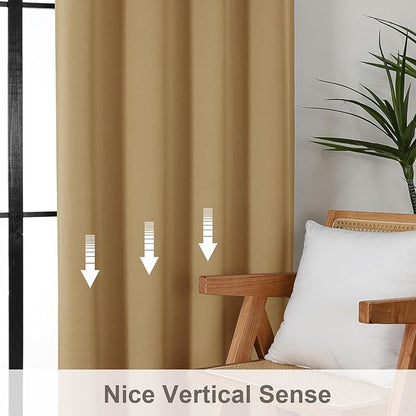 Gwine 24 Inch Length Kitchen Curtains Sets, Light Filtering Half Window Short - Image 8