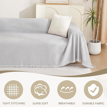 MYSKY HOME Sofa Cover for Dogs Washable for Sofa Boho Couch Cover Cover for - Image 2