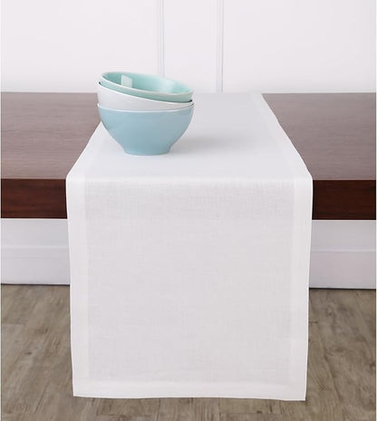 Solino Home Linen Table Runner 48 Inches - Image 2