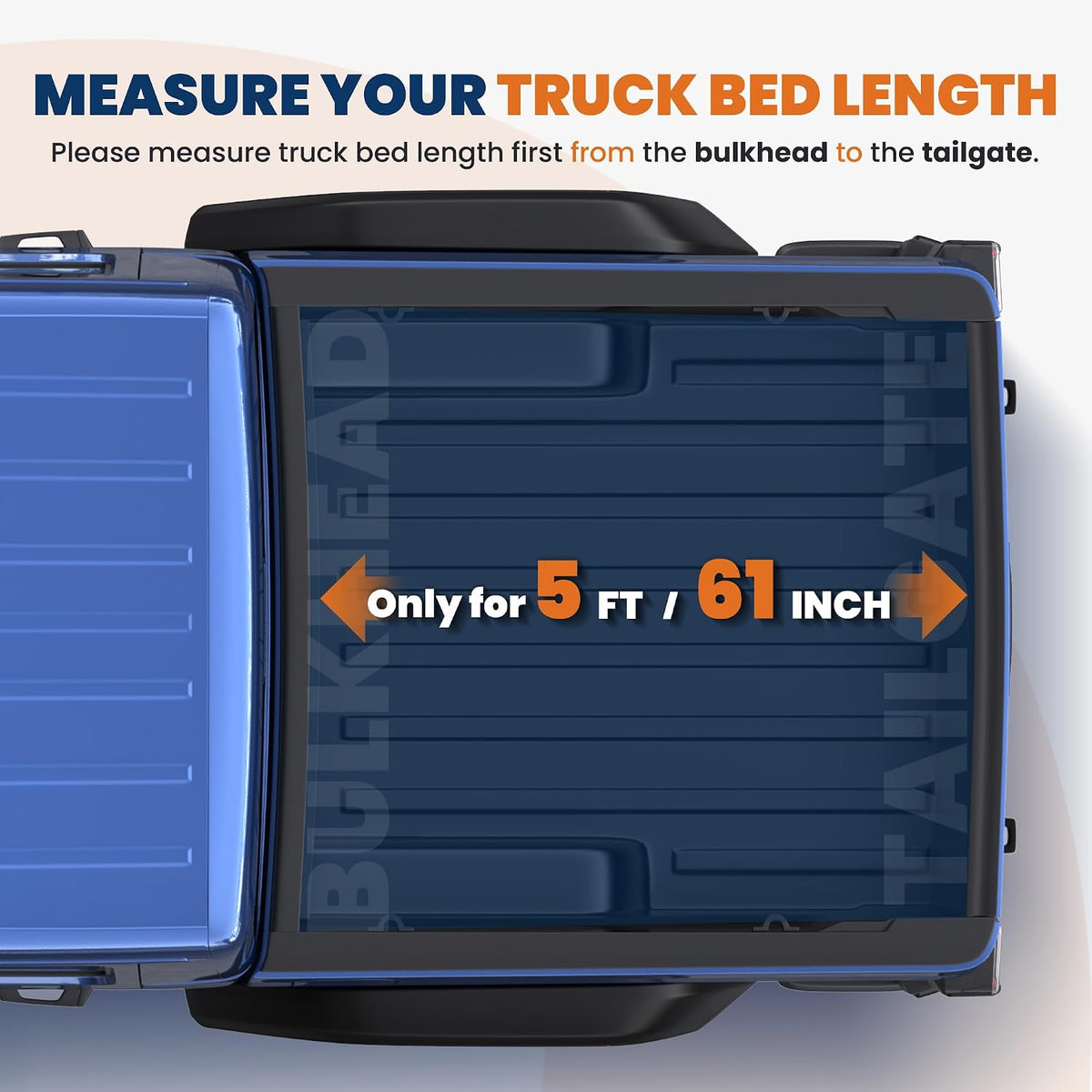 kuiperauto hard tri fold truck bed tonneau cover shown in use