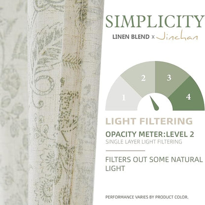 jinchan Floral Kitchen Curtains - Image 7