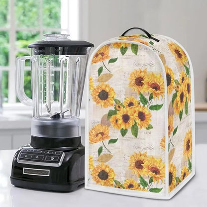 Sunflower Post Design Blender Covers Kitchen Appliance Dustproof Cover - Image 4