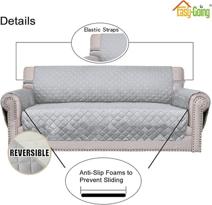 Easy-Going Oversized Chair Sofa Slipcover Reversible Sofa Cover Water Resistant - Image 3