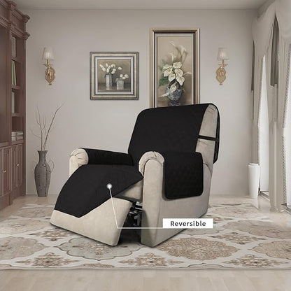 Easy-Going Recliner Chair Slipcover Reversible Sofa Cover Water Resistant Couch - Image 2