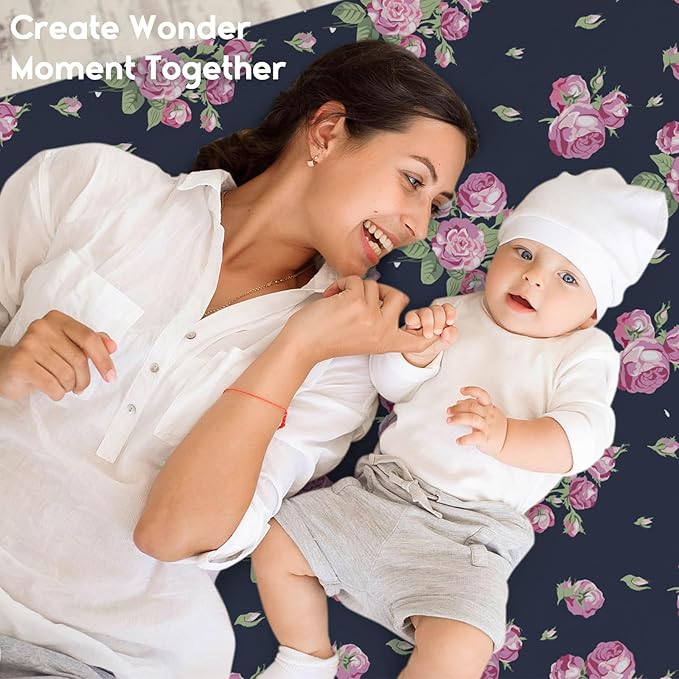 Yoofoss Baby Crib Sheets for Boys Girls, Fitted Crib Sheet 2 Pack for Standard - Image 7