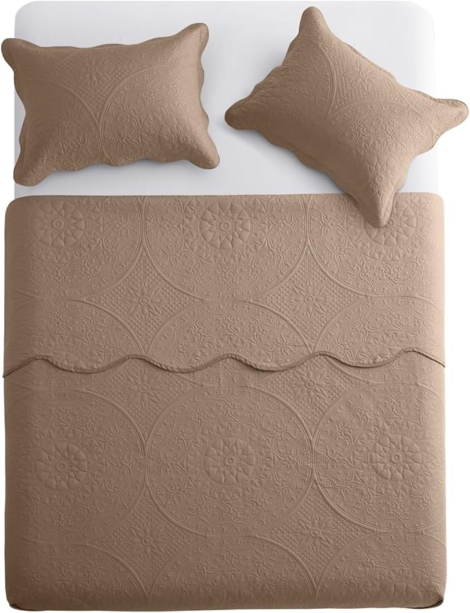 IR Imperial Rooms Twin Quilt Bedding Set Size + 1 Pillow Shams - Image 2